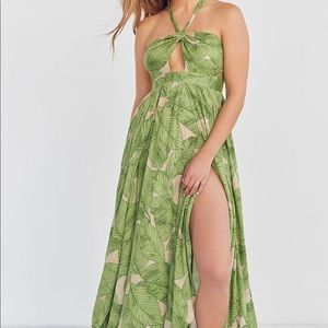 UO Kimchi Blue Cutout Twist Maxi Dress - Size 6